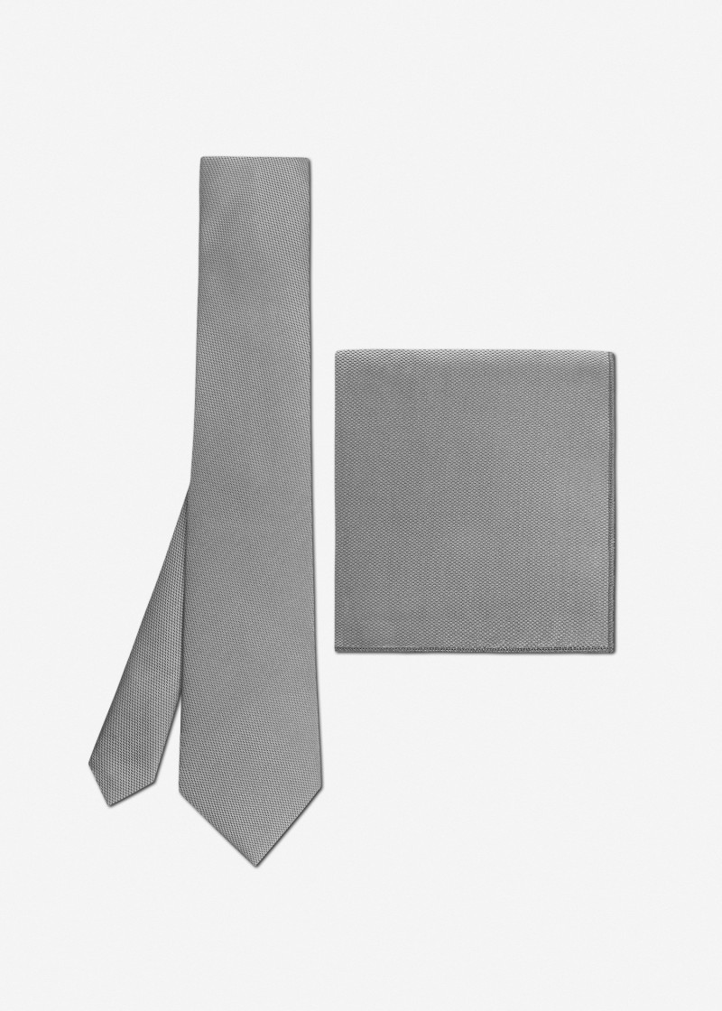ست کراوات و پوشت 2311219-طوسی